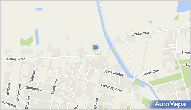 Łochowo, Drzewna, mapa Łochowo