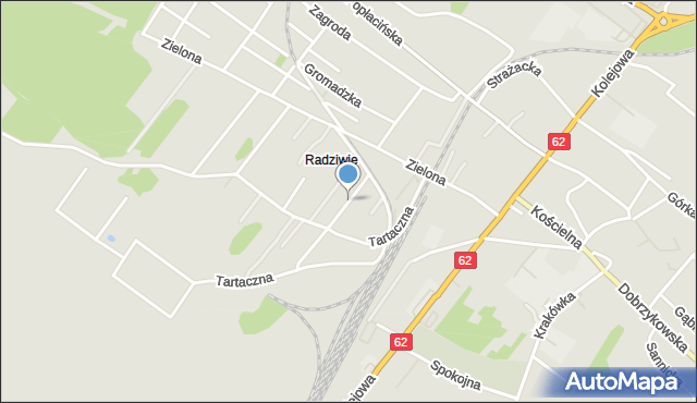 Płock, Drzewna, mapa Płock