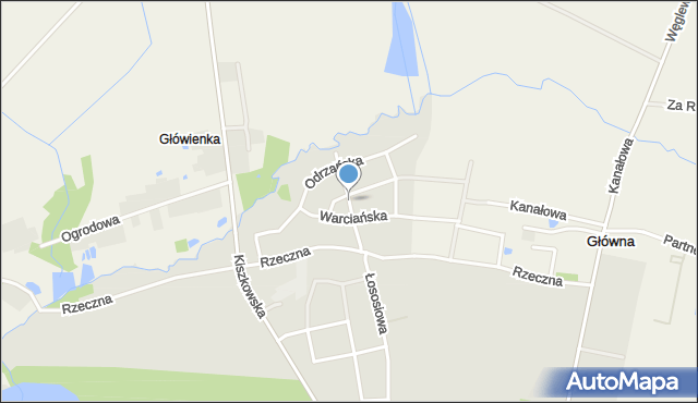 Pobiedziska, Drawska, mapa Pobiedziska