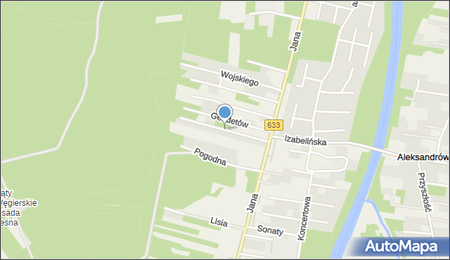Stanisławów Pierwszy gmina Nieporęt, Drozdowa, mapa Stanisławów Pierwszy gmina Nieporęt
