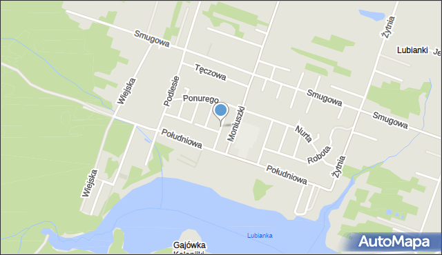 Starachowice, Druhny Zjawy, mapa Starachowic