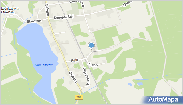 Stary Węgliniec, Drzymały, mapa Stary Węgliniec