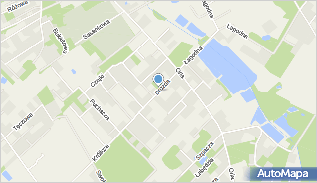 Szczęsne gmina Grodzisk Mazowiecki, Drozda, mapa Szczęsne gmina Grodzisk Mazowiecki