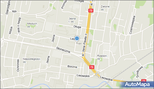 Tarnów, Drozdów, mapa Tarnów