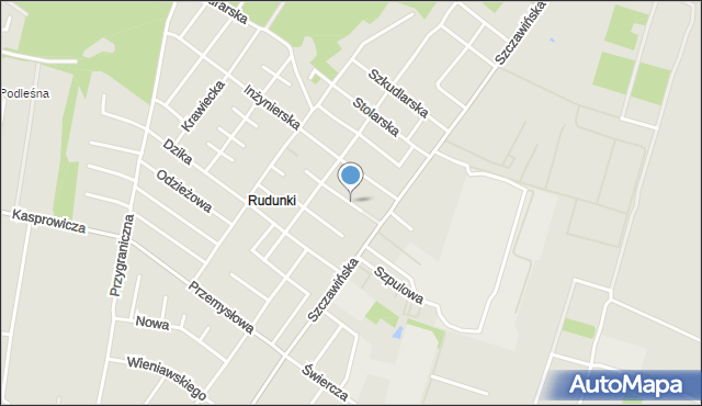 Zgierz, Drukarska, mapa Zgierz