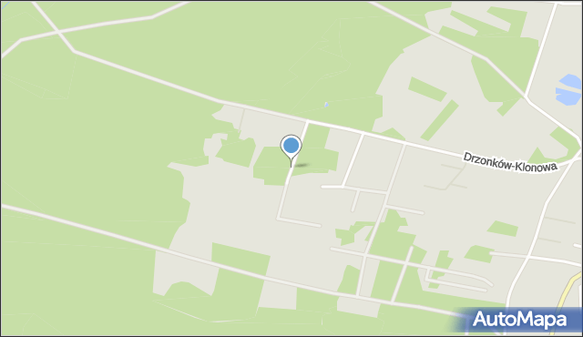 Zielona Góra, Drzonków-Sosnowa, mapa Zielona Góra