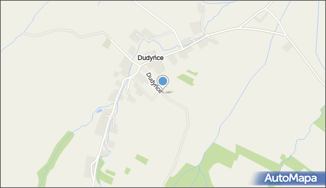 Dudyńce, Dudyńce, mapa Dudyńce