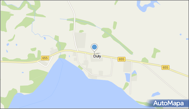 Duły, Duły, mapa Duły