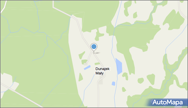 Dunajek Mały, Dunajek Mały, mapa Dunajek Mały