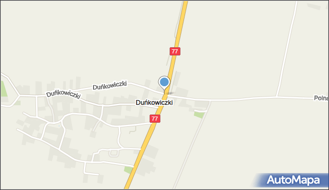 Duńkowiczki, Duńkowiczki, mapa Duńkowiczki