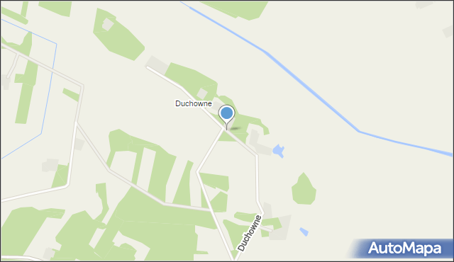 Janinów gmina Myszyniec, Duchowne, mapa Janinów gmina Myszyniec