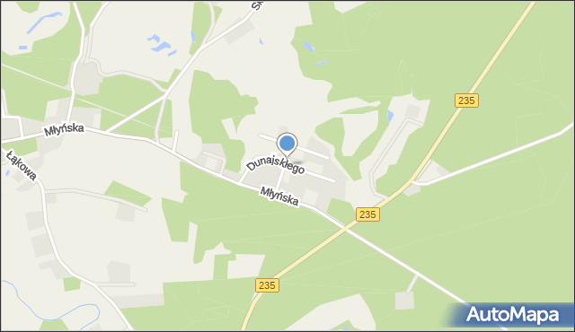 Lipusz, Dunajskiego Piotra, ks., mapa Lipusz