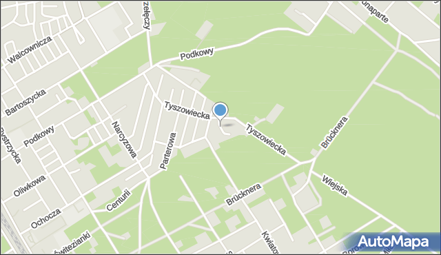 Warszawa, Dulczyńska, mapa Warszawy