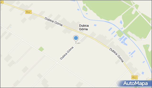 Wisznice, Dubica Górna, mapa Wisznice