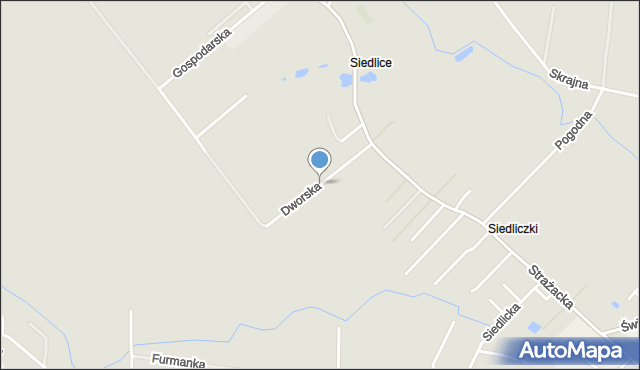 Gorzów Wielkopolski, Dworska, mapa Gorzów Wielkopolski