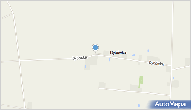 Dybówka, Dybówka, mapa Dybówka