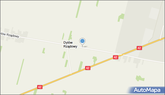 Dylów Rządowy, Dylów Rządowy, mapa Dylów Rządowy