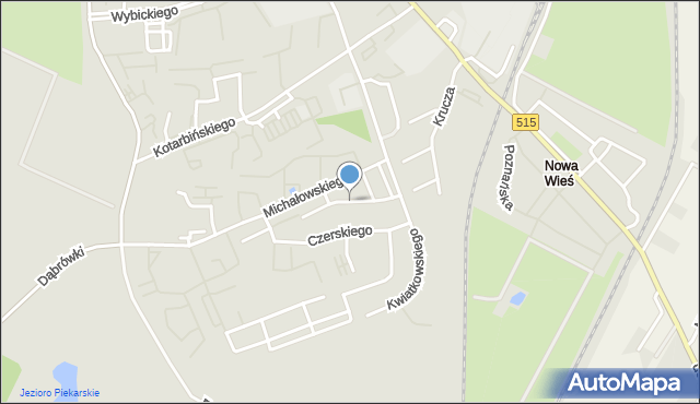 Malbork, Dybowskiego Benedykta, mapa Malborka