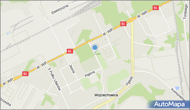 Ostrołęka, Dywizjonu 303, mapa Ostrołęka