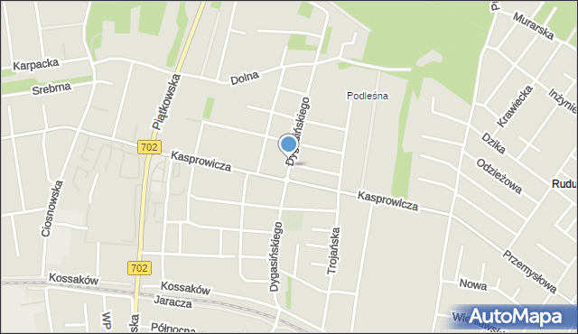Zgierz, Dygasińskiego Adolfa, mapa Zgierz