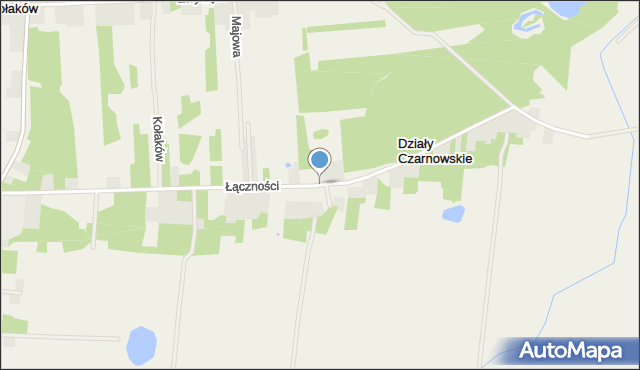 Działy Czarnowskie, Działy Czarnowskie, mapa Działy Czarnowskie