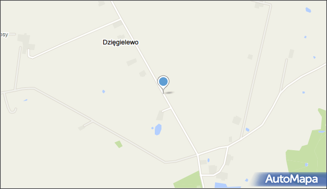 Dzięgielewo, Dzięgielewo, mapa Dzięgielewo