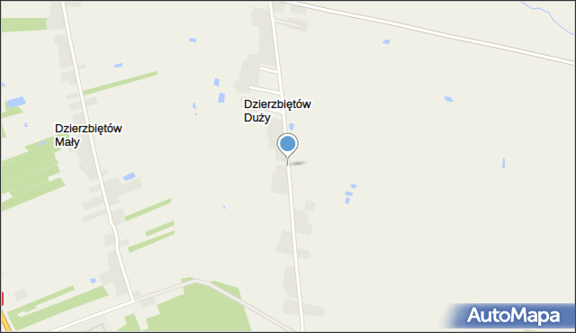 Dzierzbiętów Duży, Dzierzbiętów Duży, mapa Dzierzbiętów Duży