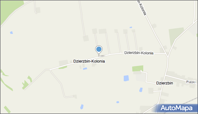 Dzierzbin-Kolonia, Dzierzbin-Kolonia, mapa Dzierzbin-Kolonia