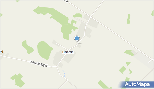 Dzierżki, Dzierżki, mapa Dzierżki
