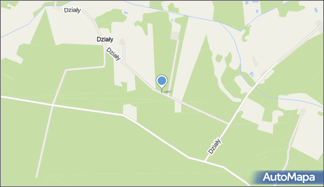 Sulerzyż, Działy, mapa Sulerzyż