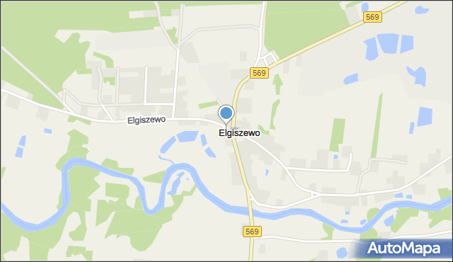 Elgiszewo, Elgiszewo, mapa Elgiszewo