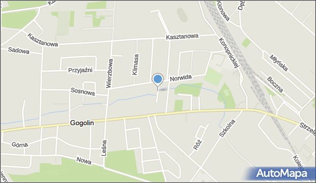 Gogolin powiat krapkowicki, Elsnera, mapa Gogolin powiat krapkowicki
