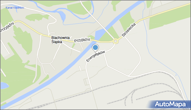 Kędzierzyn-Koźle, Energetyków, mapa Kędzierzyna-Koźle