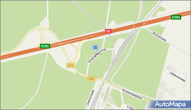 Maksymilianowo gmina Osielsko, Energetyczna, mapa Maksymilianowo gmina Osielsko