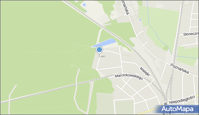 Jarocin, Estkowskiego Ewarysta, mapa Jarocin