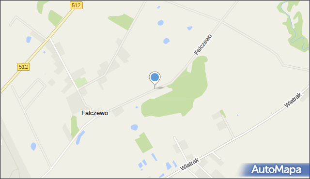 Falczewo, Falczewo, mapa Falczewo