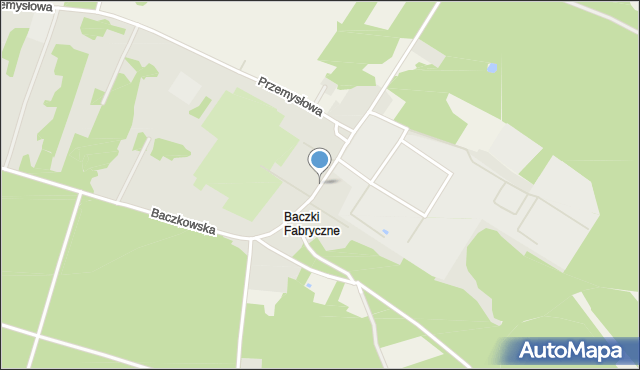 Łochów powiat węgrowski, Fabryczna, mapa Łochów powiat węgrowski