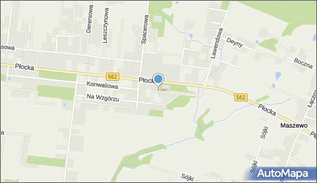 Brwilno gmina Stara Biała, Fiołkowa, mapa Brwilno gmina Stara Biała