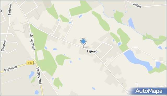 Fijewo gmina Lubawa, Fijewo, mapa Fijewo gmina Lubawa