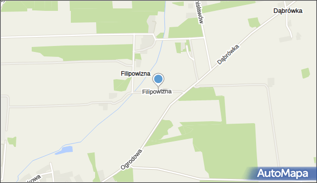 Filipowizna, Filipowizna, mapa Filipowizna