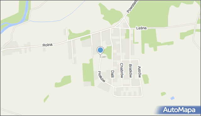 Luboszyce gmina Łubniany, Fiołków, mapa Luboszyce gmina Łubniany