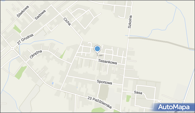 Tarnowo Podgórne, Fiołkowa, mapa Tarnowo Podgórne