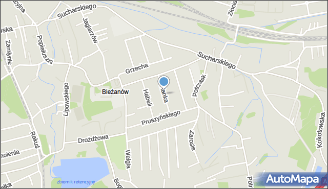 Kraków, Flanka Leopolda, mapa Krakowa