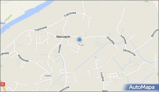 Niepołomice, Flisaków, mapa Niepołomice