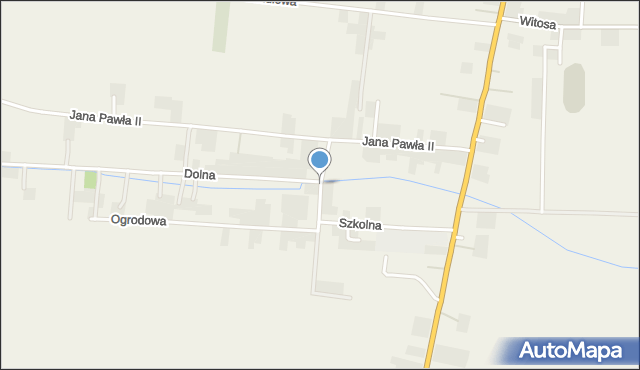 Orły powiat przemyski, Floriańska, mapa Orły powiat przemyski