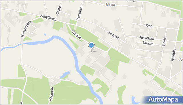 Przyłęki gmina Białe Błota, Flisacka, mapa Przyłęki gmina Białe Błota