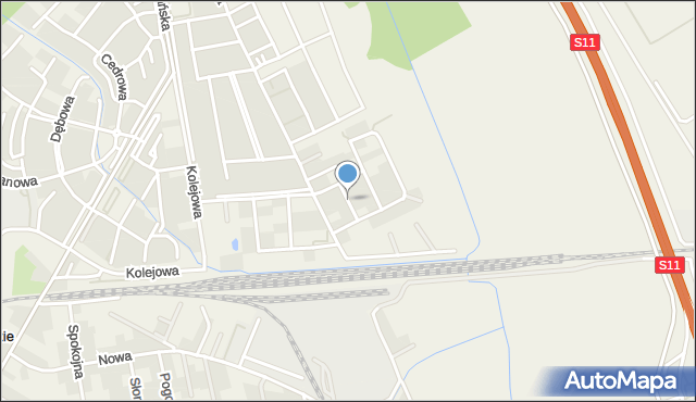 Dąbrówka gmina Dopiewo, Fortowa, mapa Dąbrówka gmina Dopiewo