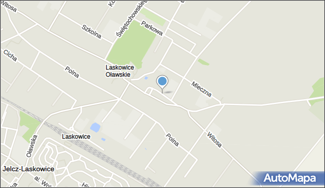 Jelcz-Laskowice, Folwarczna, mapa Jelcz-Laskowice