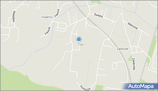 Katowice, Forsycji, mapa Katowic