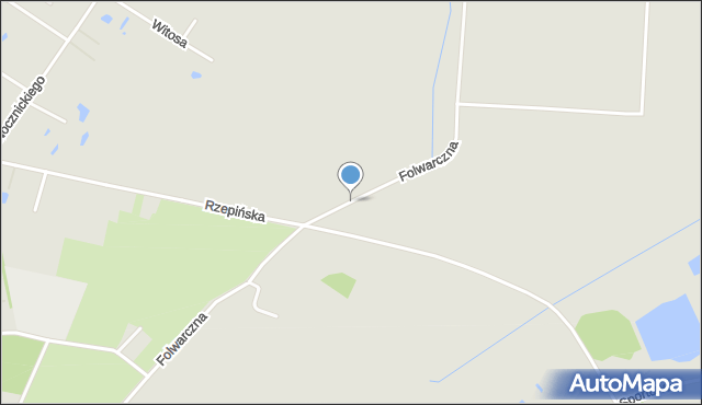 Słubice, Folwarczna, mapa Słubice